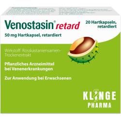 Venostasin retard 50 mg Hartkapsel retardiert 20 St