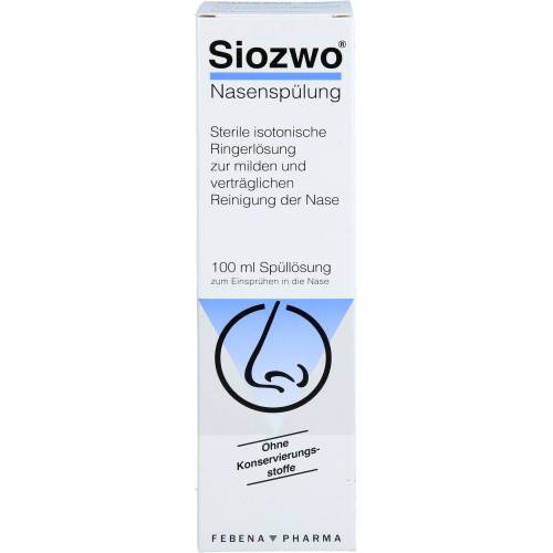 Siozwo Nasenspülung Konservierungsstofffrei 100 ml