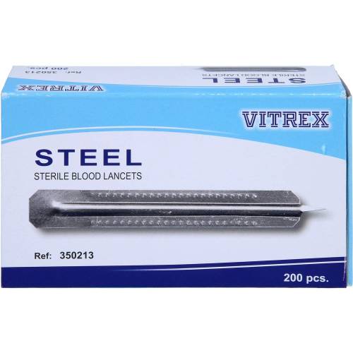 Blutlanzetten Metall einfach 200 St