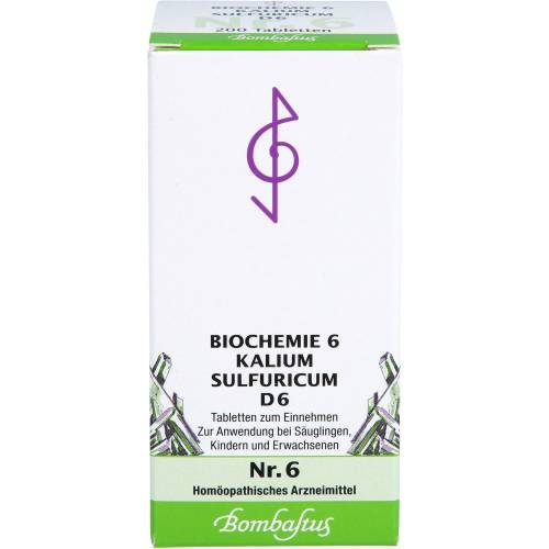 Biochemie 6 Kalium sulfuricum D 6 Tabletten 200 St