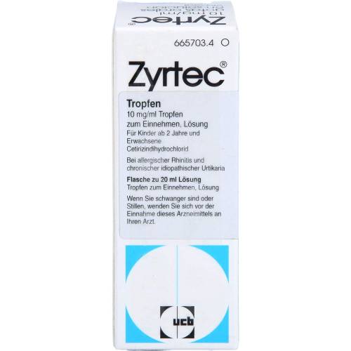 Zyrtec 10 mg/ml Tropfen 20 ml
