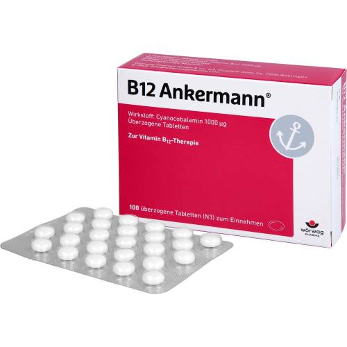 B12 Ankermann überzogene Tabletten 100 St