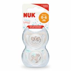 Suzeta din silicon Disney Lion King, M1, 0 - 6 luni, 2 bucati, Nuk