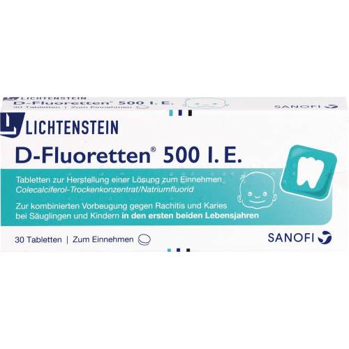 D Fluoretten 500 Tabletten 30 St