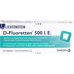 D Fluoretten 500 Tabletten 30 St