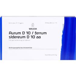 Aurum D 10/Ferrum sidereum D 10 aa Ampullen 8 ml