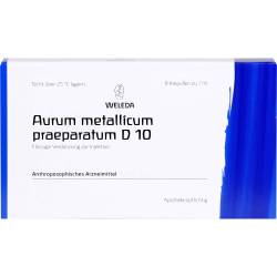 Aurum Metallicum Praeparatum D 10 Ampullen 8 St