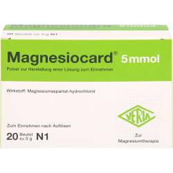 Magnesiocard 5 mmol Plv.z.Her.e.Lsg.z.Einnehmen 20 St
