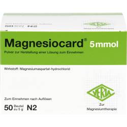 Magnesiocard 5 mmol Plv.z.Her.e.Lsg.z.Einnehmen 50 St