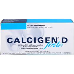 Calcigen D forte 1000 mg/880 I.E. Brausetabletten 40 St