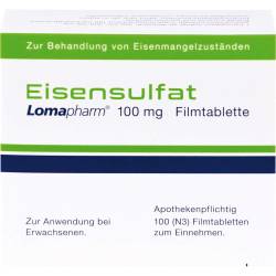 Eisensulfat Lomapharm 100 mg Filmtabletten 100 St