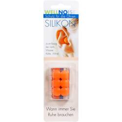 Wellnoise Ohrenstopfen orange Blister 6 St