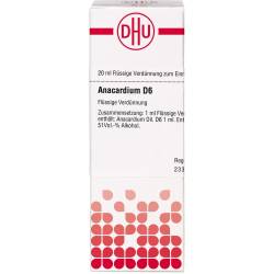 Anacardium D 6 Dilution 20 ml