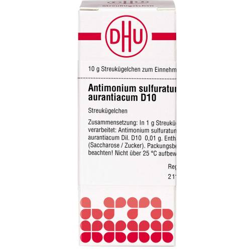 Antimonium Sulfuratum aurantiacum D 10 Globuli 10 g