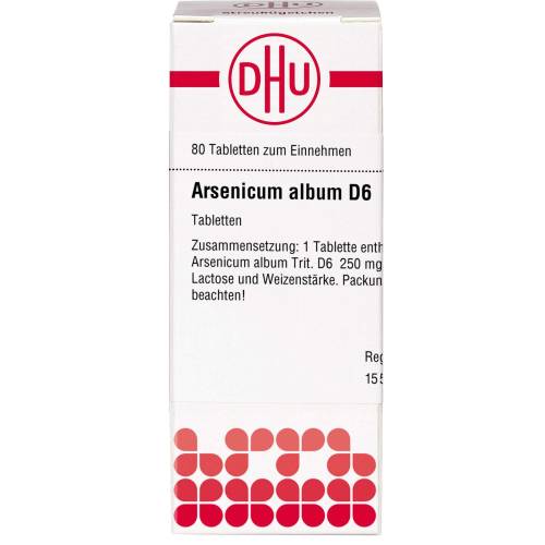 Arsenicum Album D 6 Tabletten 80 St