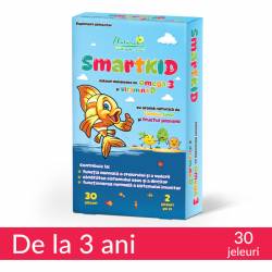 Smartkid cu Omega-3 si vitamina D, 30 jeleuri, Naturalis