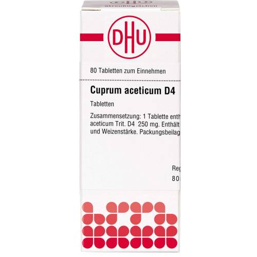 Cuprum Aceticum D 4 Tabletten 80 St