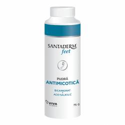 Pudra antimicotica Santaderm 4Feet, 75g, VivaPharm