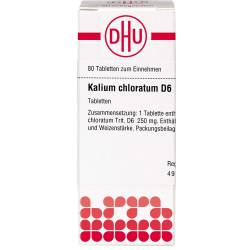 Kalium Chloratum D 6 Tabletten 80 St