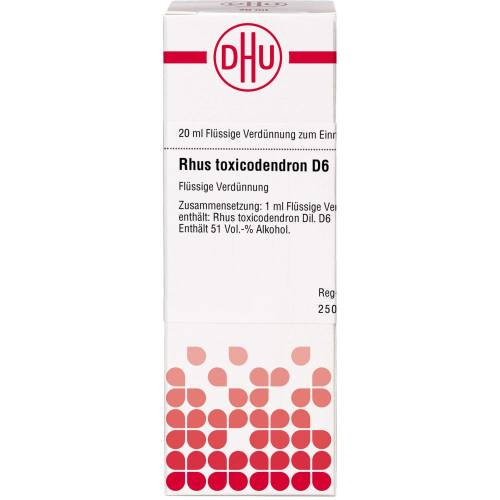 Rhus Toxicodendron D 6 Dilution 20 ml