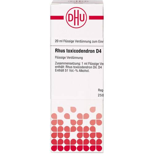 Rhus Toxicodendron D 4 Dilution 20 ml