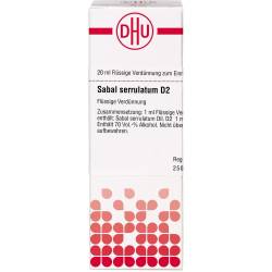 Sabal Serrulatum D 2 Dilution 20 ml