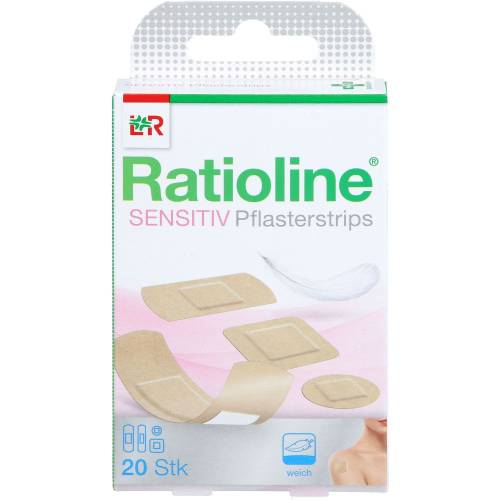 Ratioline sensitive Pflasterstrips in 4 Größen 20 St