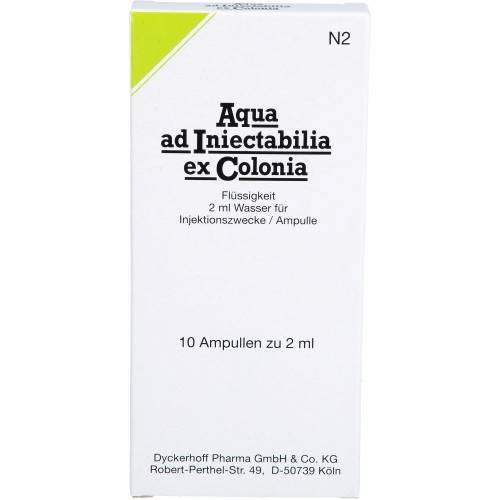 Aqua Ad iniectabilia ex Colonia Ampullen 20 ml