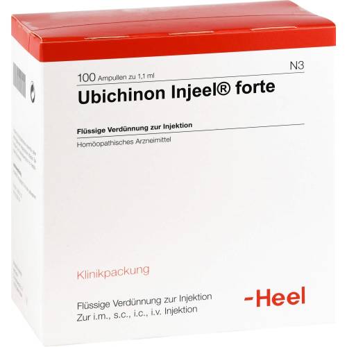 Ubichinon Injeel forte Ampullen 100 St