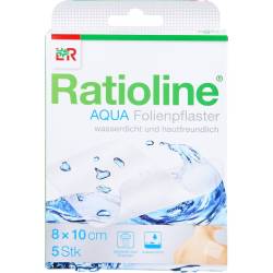 Ratioline aqua Duschpflaster 8x10 cm 5 St