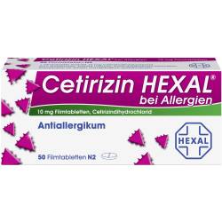 Cetirizin Hexal Filmtabletten bei Allergien 50 St