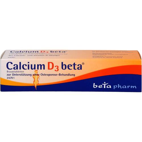 Calcium D3 beta Brausetabletten 20 St