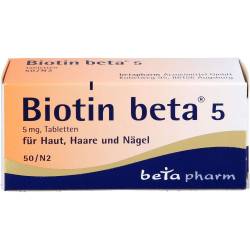 Biotin Beta 5 Tabletten 50 St