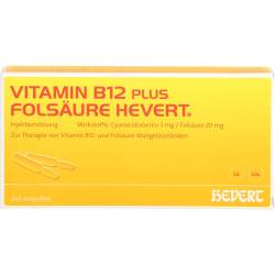 Vitamin B12 Plus Folsäure Hevert a 2 ml Ampullen 10 St