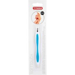 Nagelhautmesser+Schieber Softtouch Titania 1 St