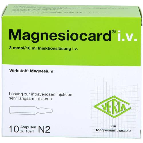 Magnesiocard i.v. Injektionslösung 100 ml
