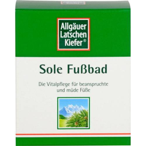 Allgäuer Latschenk. Sole Fußbad 100 g