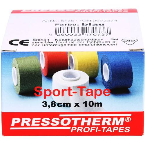 Pressotherm Sport-Tape 3,8 cmx10 m blau 1 St