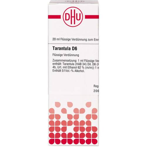 Tarantula D 6 Dilution 20 ml