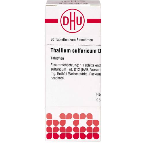 Thallium Sulfuricum D 12 Tabletten 80 St