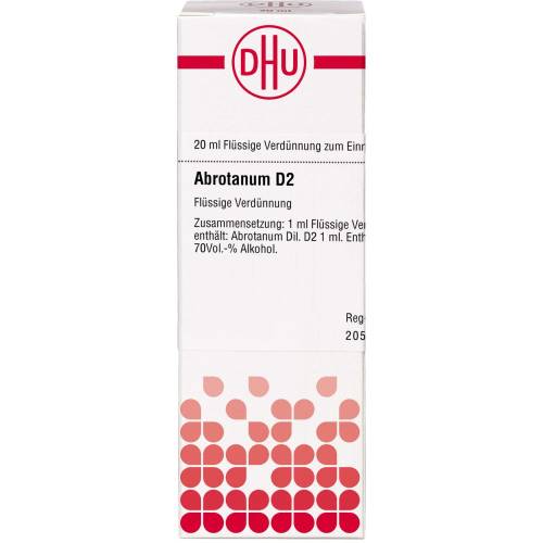 Abrotanum D 2 Dilution 20 ml