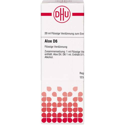 Aloe D 6 Dilution 20 ml