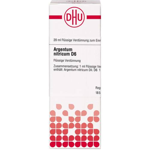 Argentum Nitricum D 6 Dilution 20 ml
