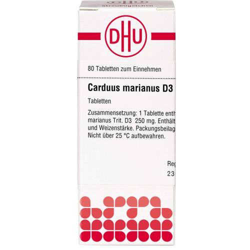 Carduus Marianus D 3 Tabletten 80 St