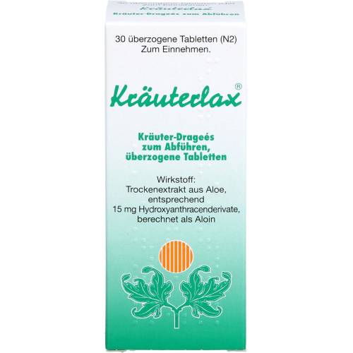Kräuterlax Dr.Henk 15 mg Kräuterdrag.z.Abführen 30 St
