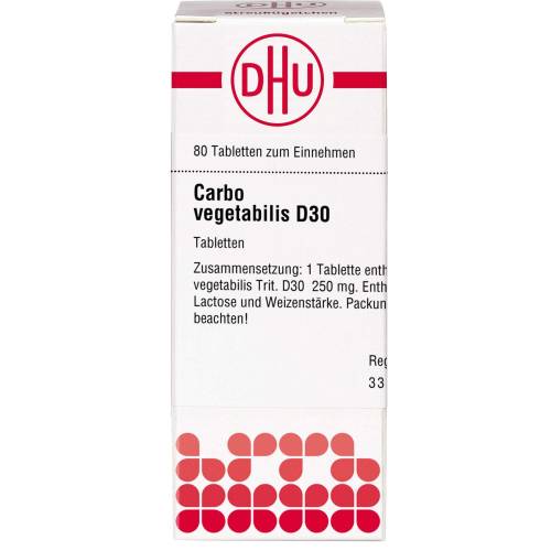 Carbo Vegetabilis D 30 Tabletten 80 St