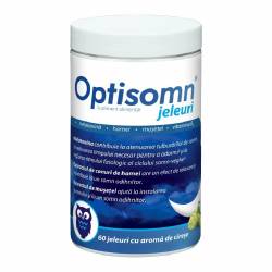 Optisomn, 60 jeleuri gumate cu aroma de cirese, Zdrovit