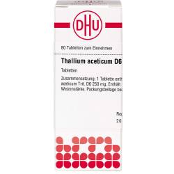 Thallium Aceticum D 6 Tabletten 80 St