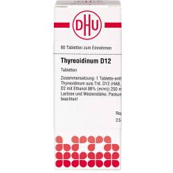 Thyreoidinum D 12 Tabletten 80 St