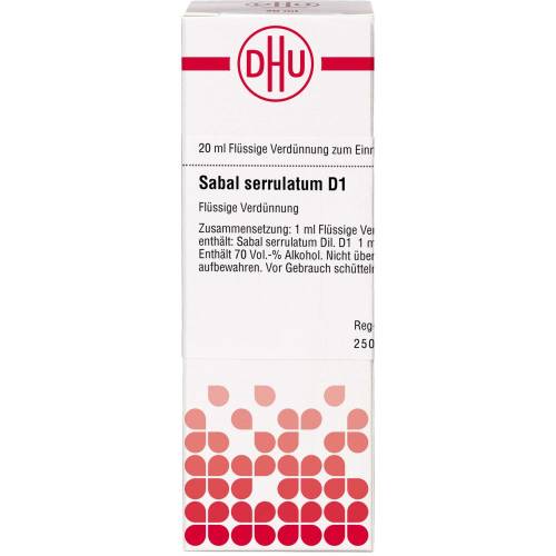 Sabal Serrulatum D 1 Dilution 20 ml